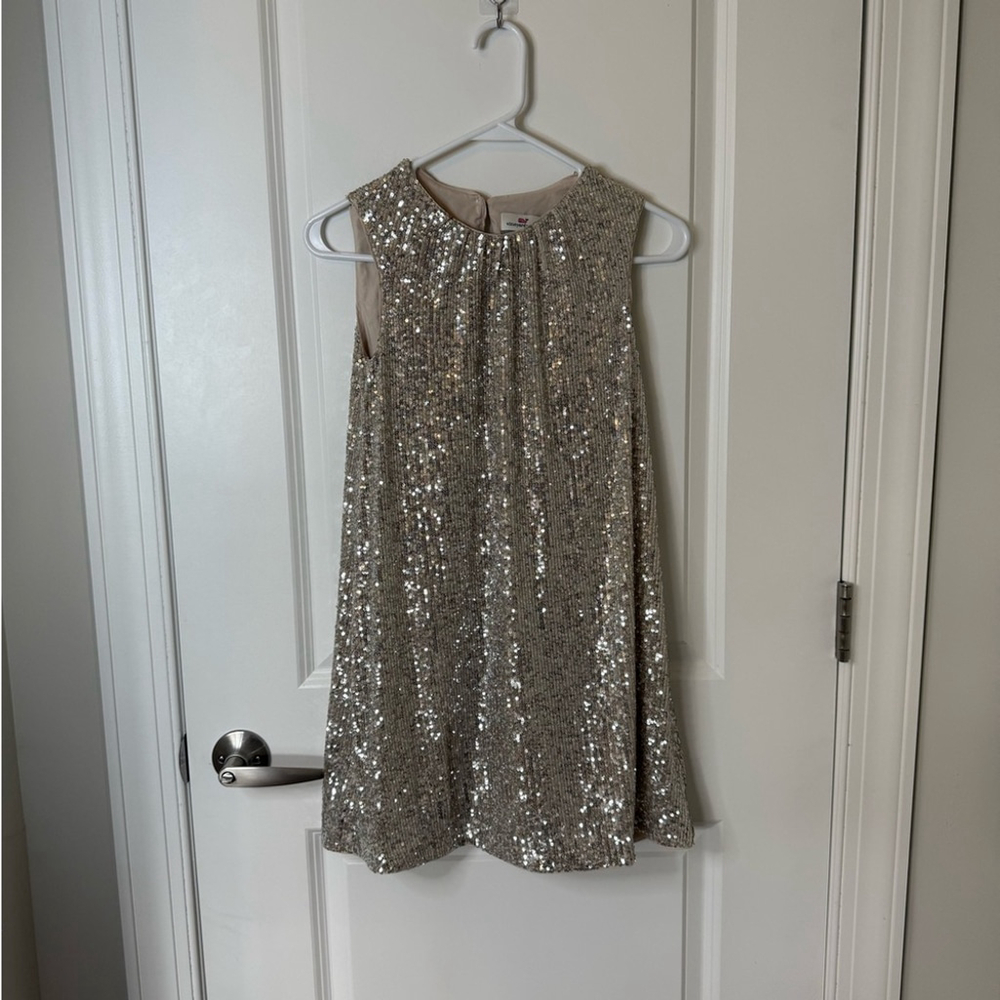Vineyard Vines Girls Sequin Dress